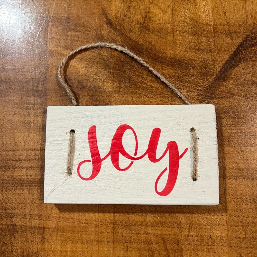 Joy Wall Hanging Sign